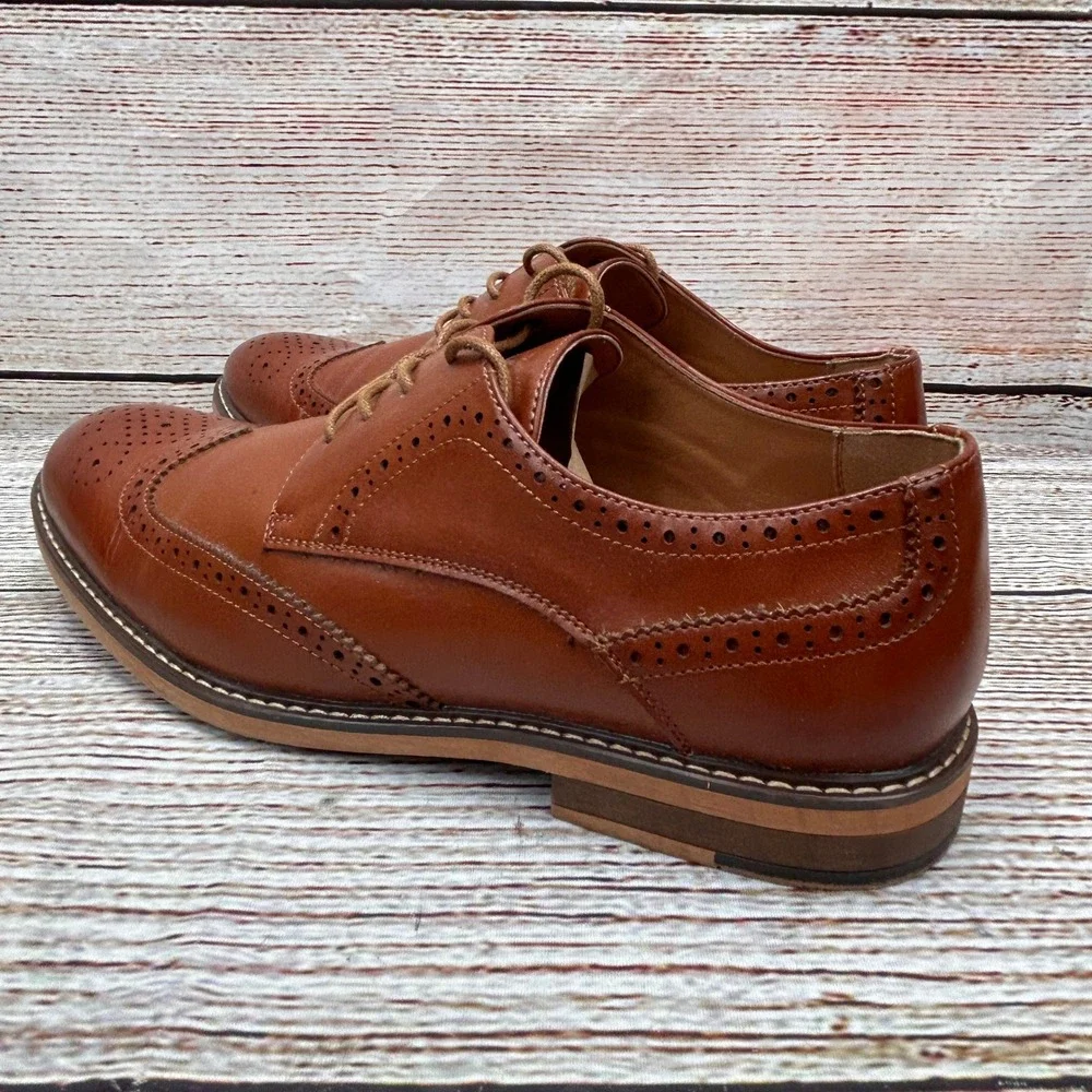 Temeshu Men's Dress Shoes Casual‎ Oxford Shoes Business Formal Shoes Size 12